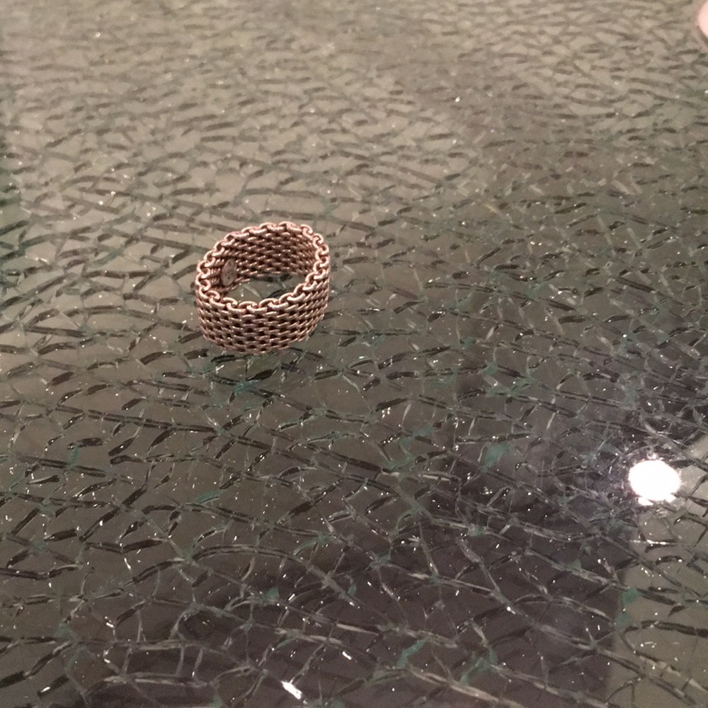 Tiffany luxury retired somerset metallic ring - Picture 3 of 7